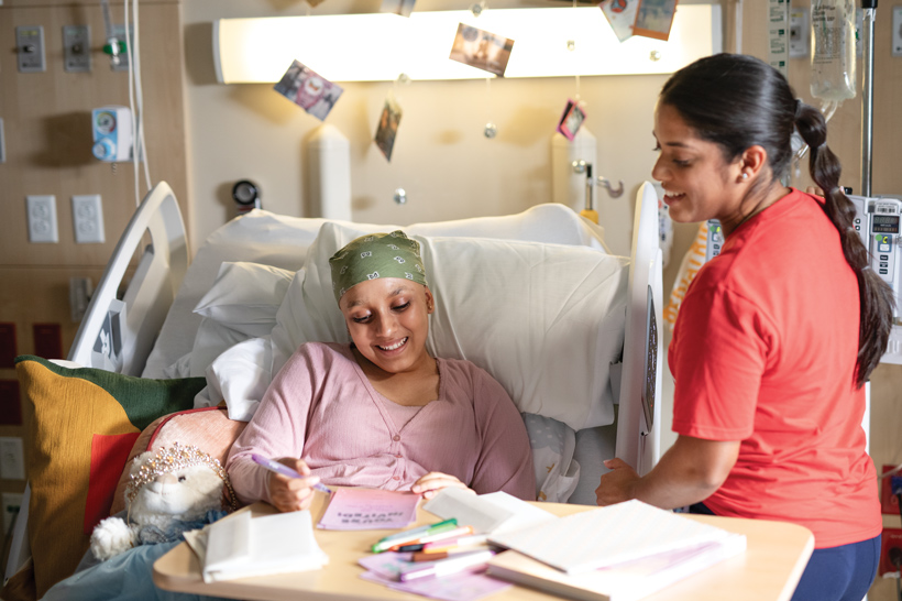 Oncology Patient with Child Life