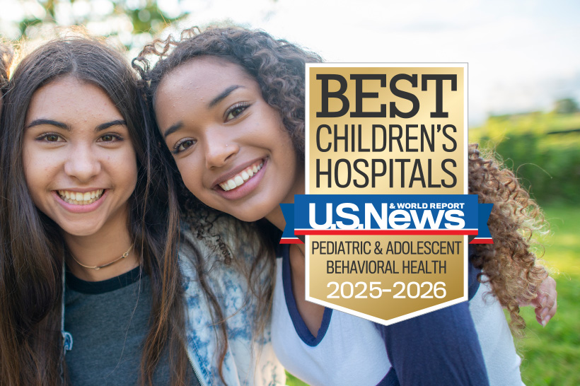 Joe DiMaggio Children’s Hospital has been named a U.S. News & World Report 2025-26 Best Children’s Hospital for Pediatric & Adolescent Behavioral Health