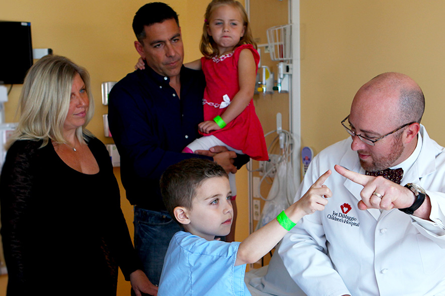 Pediatric Neurosurgery with a Patient 