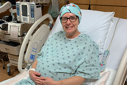 Christina pregnant in hospital