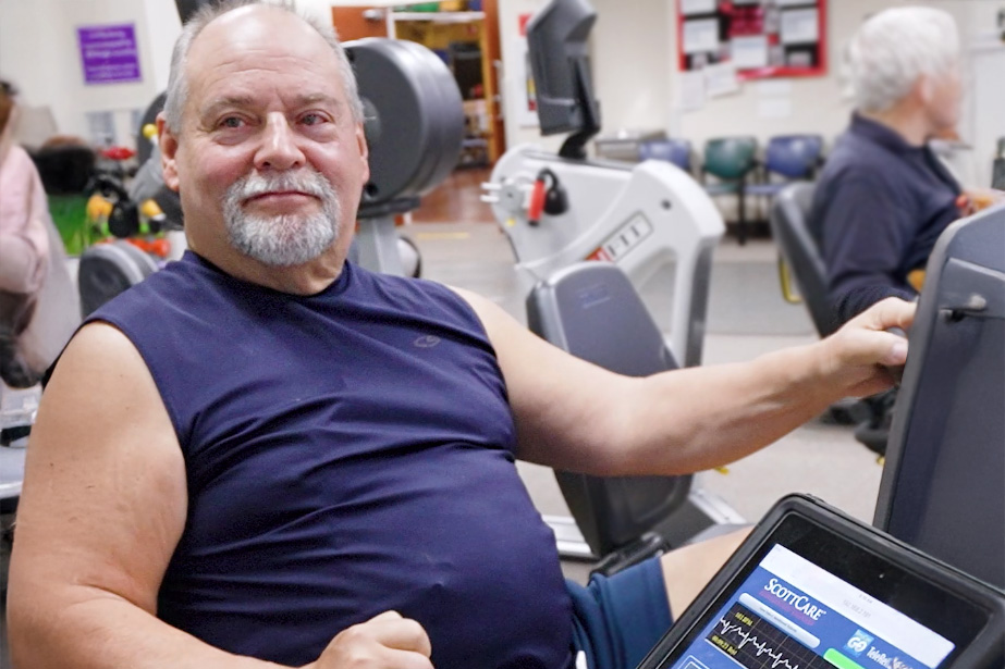 Bram at the Memorial Rehabilitation Center